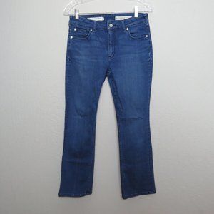 Pilcro and the Letterpress Sz 27 Blue Denim Jeans by Anthropologie Medium Wash